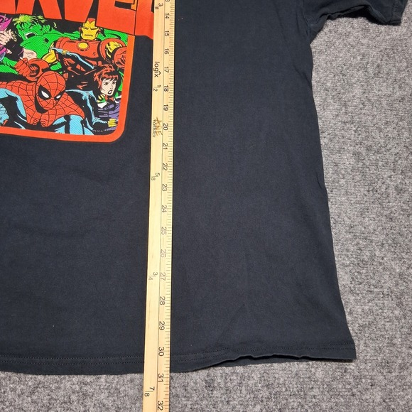 Marvel Universe Group Black Graphic Short Sleeve Pullover T-Shirt Men's Size 3XL - Picture 5 of 7